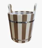 запарник 20л с пластиковой вставкой зебра баный эксперт